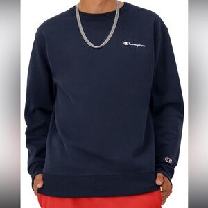 Men’s Black Crew Sweatshirt by Champion